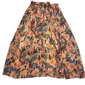 Floral Maxi Skirt - Multicolor